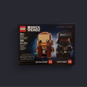 LEGO BrickHeadz Star Wars Obi-Wan & Darth Vader Set - Brown and Black